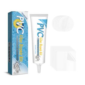 Yegbong Pool Repair Kit Swimming Ring Air Cushion Tent Crack Air Leak Waterproof Transparent Adhesive Repair Patch