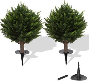2 Artificial Cedar Ball Trees