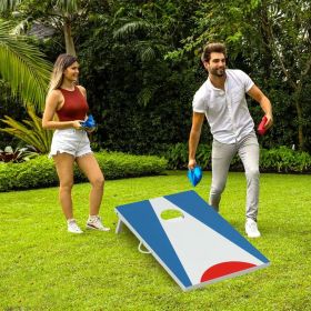 1PC Portable Cornhole Board with Foldable Legs and Side Handle