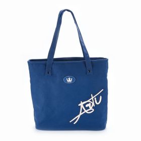 Navy tote bag