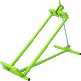 Metal Lawn Mower Lift (Option: Lime green)
